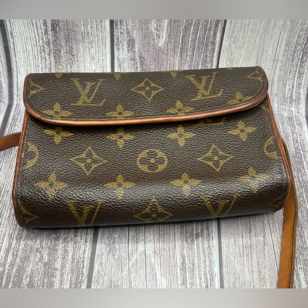 SOLD❤️ LOUIS VUITTON Pochette Florentine Monogram Bum/ Belt Bag Fanny Pack + COA - Picture 9 of 16